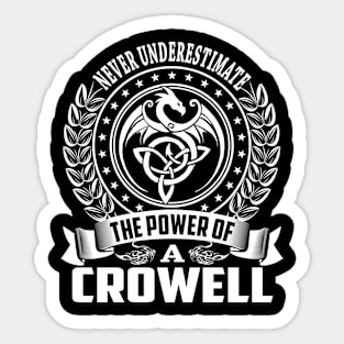 CROWELL Sticker